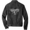 Motorcycle Eagle Black Denim Jacket