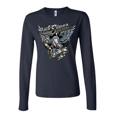 Night Moves Eagle Ladies Long Sleeve Tee