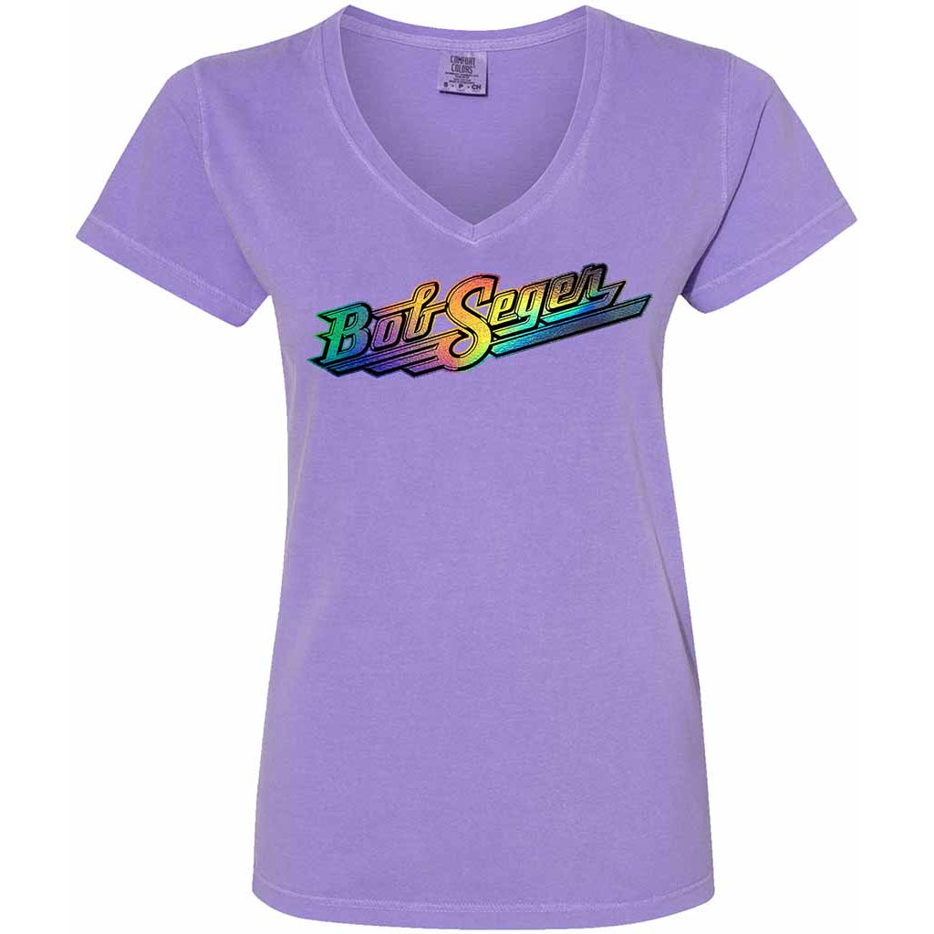 Ladies Classic Logo Violet Tee