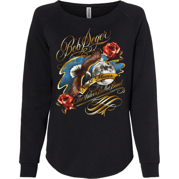 Night Moves Eagle Ladies Sweatshirt