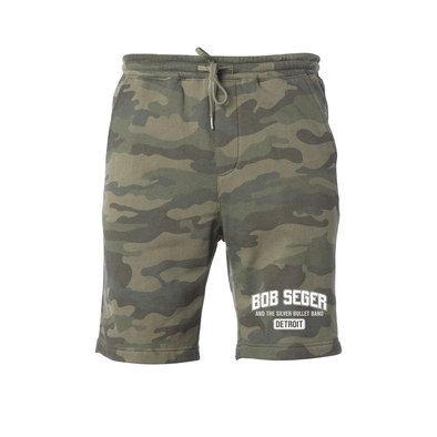 Bob Seger Camo Sweat Shorts