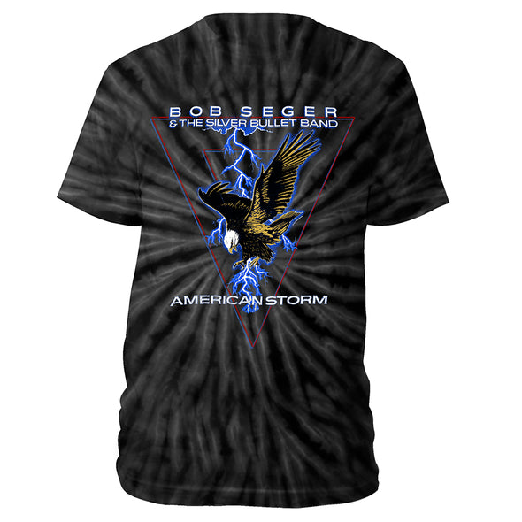 American Storm Tie-Dye Tee-Bob Seger